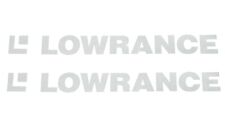 2pcs New Lowrance Logo Vinyl Decal Stickers Boat Outboard Motor picture
