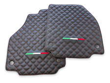 Leather Floor Mats For Ferrari 458 Black Tailored Carpets AutoWin Premium Brand picture