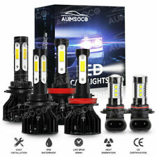 6x 6000K LED Headlight Hi/Lo+Fog Bulbs For Dodge Ram 1500 2500 3500 2009-2017 picture