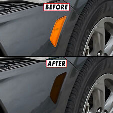 FOR 21-22 Kia K5 Front Side Marker SMOKE Precut Vinyl Tint Overlays picture