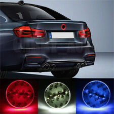 1x 82mm Emblem LED White/RED/Blue Background Logo Light For BMW 3 4 5 6 7 Series picture