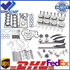 Engine Rebuild Kit & Timing Chain Kit Camshaft VVT Gear For BMW N63B44A S63 4.4L picture