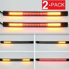 Motorcycle 48 LED Flexible Strip Light Integrated Tail Brake Stop Turn Signal US picture