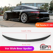 Carbon Fiber Rear Trunk Lip Spoiler Wing for 911 Series Porsche Carrera 991 picture