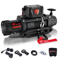 13000LBS Electric Winch 12V Synthetic Rope Off-road ATV UTV Truck Towing Trailer picture