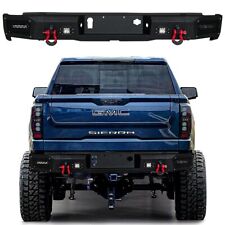 Vijay For 2020-2023 Chevy Silverado 2500 3500 Steel Rear Bumper With LED Lights picture