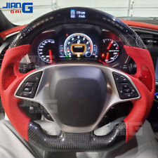 Carbon Fiber LED Customized Steering Wheel For 2014-2019 Chevrolet Corvette C7 picture