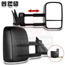 Pair Set Towing Manual Side View Mirrors Truck For Chevy C1500 C2500 C3500 Truck picture