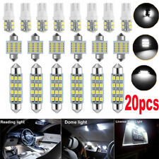 20PCS CAR LED INTERIOR LIGHTS BULBS KIT CAR TRUNK DOME LICENSE PLATE LAMPS 6500K picture