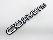 1x New For 84-1989 Chevrolet Corvette GM Rear Bumper Emblem 14064531（Chrome ) picture