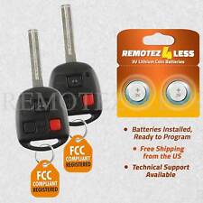 2x Replacement Keyless Entry Remote Key ID67 Chip for Lexus GX470 LX470 HYQ1512V picture