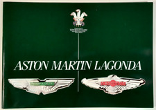 1985 Aston Martin Lagonda Saloon Volante Vantage Dealer Sales Brochure Flyer picture