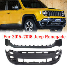 New Bumper Cover For 2015-2018 Jeep Renegade Front Upper & Lower Set of 2 picture