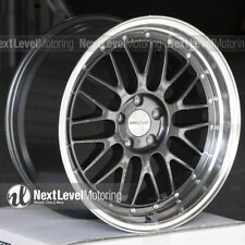 CIRCUIT CP30 19×8.5 19x9.5 5-114.3 Gun Metal Staggered Wheels Fits Nissan 350Z picture