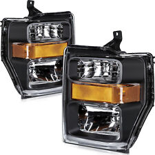 For Ford F-250 F-350 F-450 F-550 Super Duty 2008-2010 Headlights Assembly Pair picture