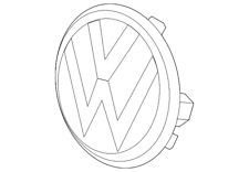 Genuine Volkswagen Emblem 3CM-853-601-F-DPJ picture