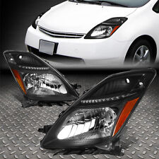 FOR 06-09 TOYOTA PRIUS OE STYLE BLACK HOUSING AMBER CORNER HID XENON HEADLIGHTS picture