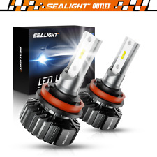 H11 LED Headlight Kit Low Beam Bulbs Super Bright 6000K White 2Pack SEALIGHT  picture