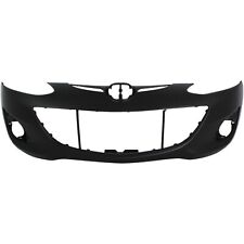 Front Bumper Cover For 2011-2014 Mazda 2 w/ fog lamp holes Primed picture