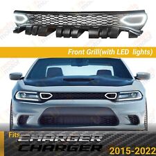 FOR 15-2022 CHARGER R/T SCAT PACK SRT STYLE SWITCH BACK DRL DUAL LED MESH GRILL picture