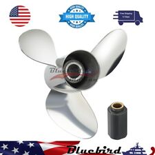 13 1/2x20 Raker Series  Stainless Steel Propeller For Yamaha 15 Tooth,RH picture