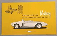 1962 Ford Mustang Concept Prototype Sales Brochure Dealer Advertising Catalog  picture