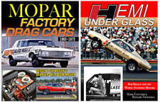 Mopar Factory Drag Cars & Hemi Under Glass TWO BOOK SET picture