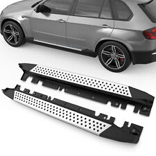 Pair Running Boards Side Steps Aluminum For 2007-2013 BMW X5 E70 3.0L New LH+RH picture