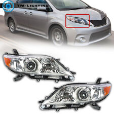Projector Headlights Headlamps For 2011 2012 2013 Toyota Sienna Left+Right Pair picture