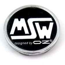 MSW Designed by OZ Racing Aftermarket  Chrome Black Center Cap 2.5