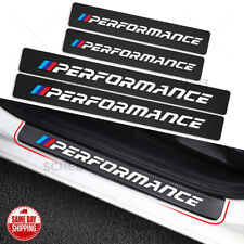 BMW M Performance Door Plate Sill Scuff Cover Scratch Decal Sticker Protector picture