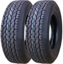 2 Trailer Tires ST205/75D15 205 75 15 F78-15 New Free Country Bias LRC 6PR 11021 picture