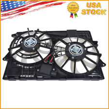 For 2014-18 Jeep Cherokee 2.0L 2.4L 3.2L Radiator Cooling Fan Assembly Dual Fan picture