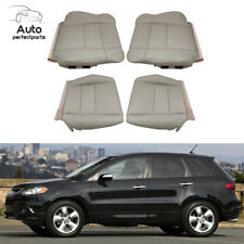 Gray Fit For Acura RDX 2007-2012 Leather Cover Front Driver Passenger Perforated picture