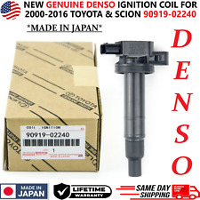 NEW GENUINE DENSO x1 Ignition Coil For 2000-2016 Toyota & Scion I4, 90919-02240 picture