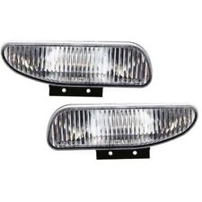 Fog Light Set For 1994-1998 Ford Mustang Driver and Passenger Side Clear Lens picture