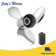 13.5 x 20 Raker Stainless Steel  Boat Propeller fit Yamaha 50-130HP 15 Tooth,RH picture