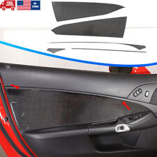 4pcs Carbon Fiber Door Waist Panel trim Sticker Set For Corvette C6 05-13 US picture