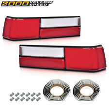 Fit for 87-93 Ford Mustang Taillight Taillamp Lens Set Left & Right Pair NEW  picture