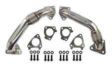 SPOOLOGIC Heavy Duty Upgraded 304SS Up-Pipes + Gaskets For 2001-2004 LB7 Duramax picture