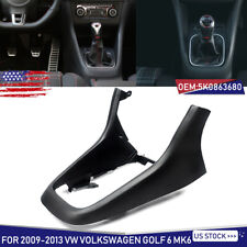 For VW Golf MK6 2009-2013 Center Console Frame Trim Replacement 5k0863680 Black picture
