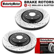 328mm Front Drilled Brake Rotors for Toyota Highlander Sienna Lexus RX350 RX450h picture