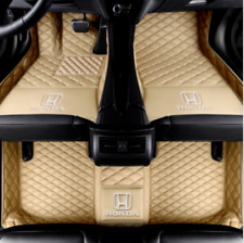 Fit For Honda Accord Civic Custom Auto Floor Mats All Weather Carpets Pu Leather picture