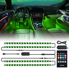 72 LED RGB Lights Car Interior Floor Decor Atmosphere Strips Remote USB Control picture
