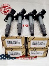 4PC Ignition Coils 90919-02258 Denso Fits For Toyota Corolla Prius 2009 1.8L picture