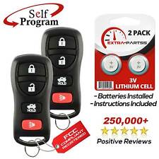 2 For 2002 2003 2004 2005 2006 Nissan Altima Remote Keyless Entry Car Key Fob picture