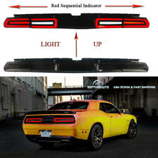 VLAND Pair LED Tail Light for 08-14 Dodge Challenger Sequential Smoke Lens SRT picture
