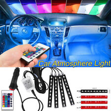 4x Accessories Glow LED Interior Car Kit Under Dash Floor Seats Accent Light picture
