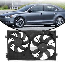 Condenser Radiator Cooling Fan Assembly for 2005-2013 Volkswagen Jetta 05-13Audi picture