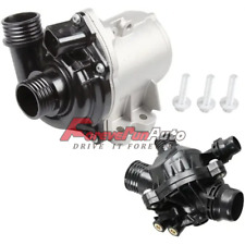 NEW Electric Engine Water Pump W/ Thermostat For BMW N54 N55 3.0L 135i 335i 535i picture
